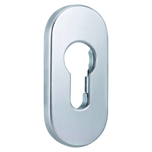 ENTREE OVALE SECURITE greenteQ FR201/304/356 - PZ - 33x72x9mm - alu F1 Photo du produit BIGPIC L