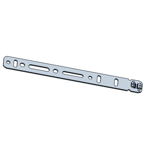 PATTES DE FIXATION 1-partie L240xL30xE2mm A17,8xB10xC5,8mm - multiprofil Photo du produit BIGPIC L