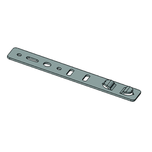 PATTES DE FIXATION 1-partie L240xL30xE2mm A36,3xB14xC6mm - aluplast Photo du produit BIGPIC L