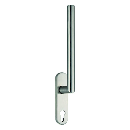 POIGN pr COULISS INT HSTG 61.ER L-90° greenteQ 180° - Ø22mm - carré 10x95mm - PZ - inox - M6x85 Photo du produit BIGPIC L