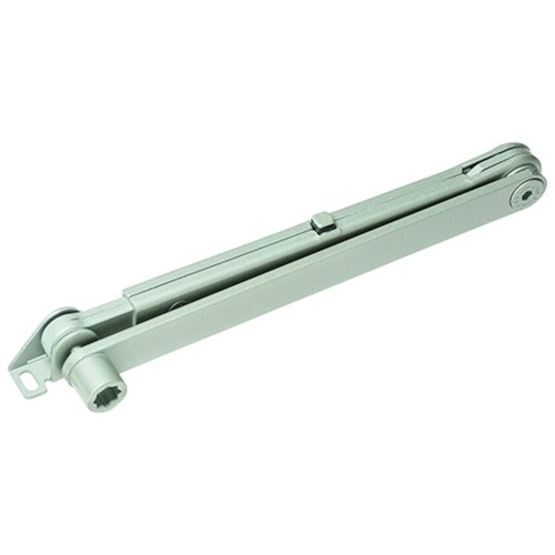 BRAS D'ANGLE pr FERME PORTE TS71-72-73-83 - argent - avec arret Photo du produit BIGPIC L