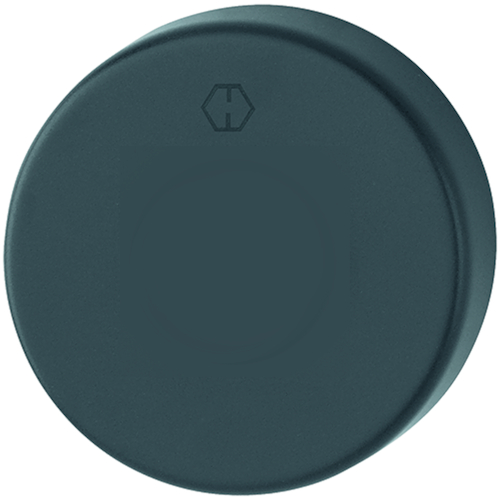 ENTREE ROND 42KVS AV - Ø52x9mm - noir mat-ep37-42mm-ergot fix-sc pvc Photo du produit BIGPIC L