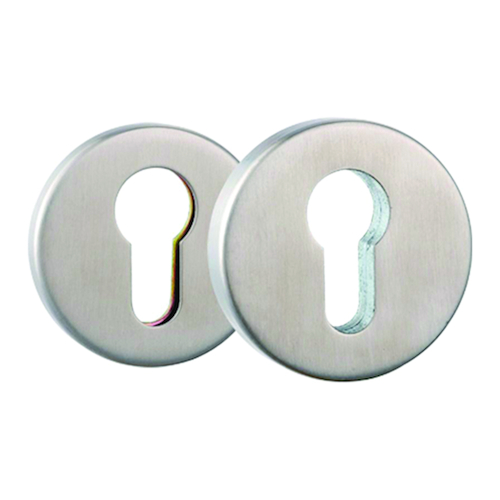 ENTREE ROND SECURITEE greenteQ PZ - Ø55x12mm - inox - ep57-72mm - ergot fix Photo du produit BIGPIC L