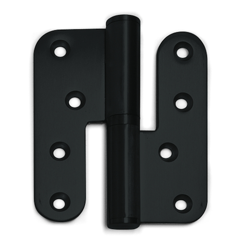 PAUMELLE 100/86 CA OUVERT Ø16mm - gauche - lame 3mm - R9005 noir mat Photo du produit BIGPIC L