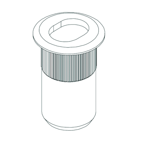 DOUILLE SOL 3738 inox intØ9mm - extØ15mm - collØ20mm - H28mm - ouvert Photo du produit BIGPIC L