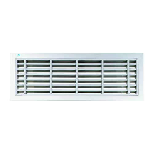GRILLE COUPE FEU 466/1 RF60' L400xH200 - F1 - lame droite - 201,39m³/h 2Pa Photo du produit BIGPIC L