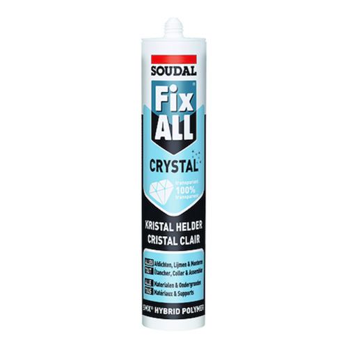 COLLE MASTIC FIX-ALL CRYSTAL 290ml - transparent Photo du produit BIGPIC L