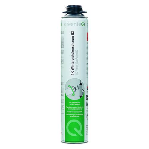 1K-PU MOUSSE PISTOLABLE greenteQ CLASSE E 750 ml -> 35 liter - low expansion Photo du produit BIGPIC L