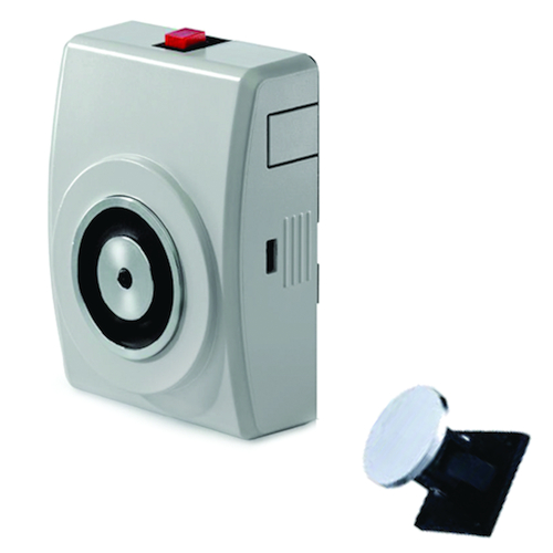 ELECTRO-AIMANT GTR048 incl plaque + interrupteur 24V CC - 100% ED - IP42-1,6W-40kg-110x85mm-gris Photo du produit BIGPIC L