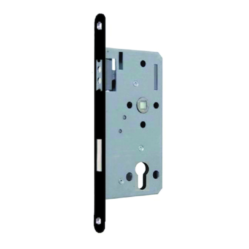 SERR ENT 116 lançant-dormant MAGNETIQUE réversible 55E - 72PZ - têt 20x235 - laqué noir Photo du produit BIGPIC L