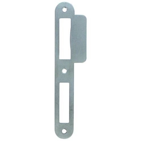 GÂCHE Qtec lançant-dormant G/DR (nez) PC080Q 170x24x1,5mm - lèvre 48mm - inox - arrondi Photo du produit BIGPIC L
