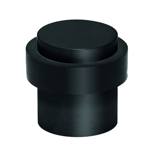 BUTOIR DE PORTE 2004/BL Ø30mm H40mm - noir structure - incl fix Photo du produit BIGPIC L