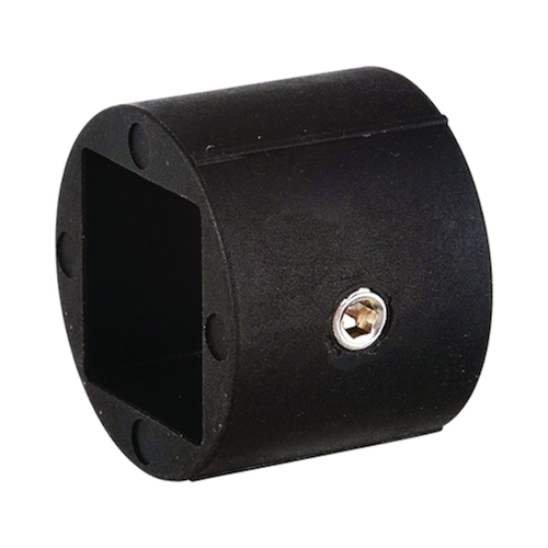 DOUILLE DE DISTANCE greenteQ caoutchouc noir - avec fixation Photo du produit BIGPIC L