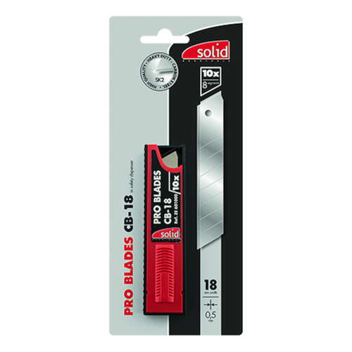 LAMES DE REMPLACEMENT 0,5x18mm - 10 stuks Photo du produit BIGPIC L