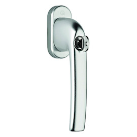 OLIVE FG10.S.AL à clé greenteQ 90° -carré 7x37mm-R9005 noir mat-incl fix M5x45mm Photo du produit