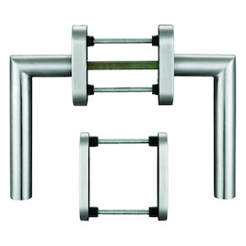 OLIVE GARNITURE BEQ/BEQ BTG61 greenteQ BALCON PZ - inox - ep63-73mm Photo du produit