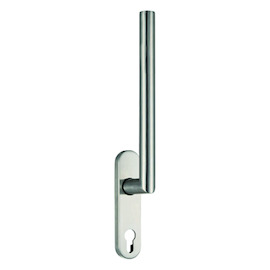 POIGN pr COULISS INT HSTG 61.ER L-90° greenteQ 180° - Ø22mm - carré 10x95mm - PZ - inox - M6x85 Photo du produit