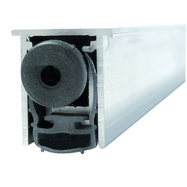 BAS DE PORTE DIKTO AL pr ALU 1330>1180mm - l17,8xh20mm - avec vis autoforante Photo du produit