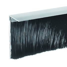 BROSSE+PROFIL ALU F-PROFILE 16mm brosse 20mm - L 3000mm Photo du produit