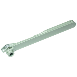 BRAS D'ANGLE NORMAL pr FERME PORTE TS71-72-73-83 - argent - version Belge Photo du produit
