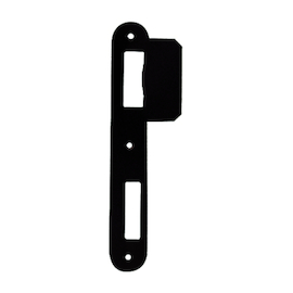 GÂCHE Qtec lançant-dormant G/DR projet 170x24x1,5mm-lèvre 39mm-R9T05 noir struct-arrondi Photo du produit