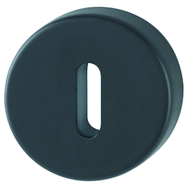 ENTREE ROND 42KVS BB - Ø52x9mm - noir mat-ep37-42mm-ergot fix-sc pvc Photo du produit