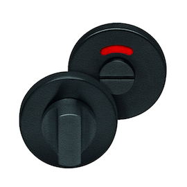 ENTREE ROND 27247 ROUGE/VERT CLASSE 3 WC - Ø54x8mm-noir struc-dd37-47mm-ergot fix-sc met Photo du produit