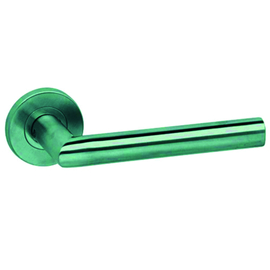 GN DE PORTE INT Qtec PLUS L-90° Ø19mm - ep40-60mm - ressort - inox - sc métal Photo du produit