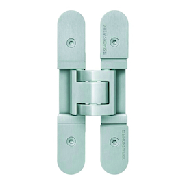 CHARNIERE INVISIBLE TECTUS TE340  inox look - max.80kg - 3D reglable - 180° Photo du produit