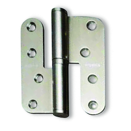 PAUMELLE 100/86 INOX CA OUVERT Ø16mm - droite - bague 5mm - lame 3mm Photo du produit