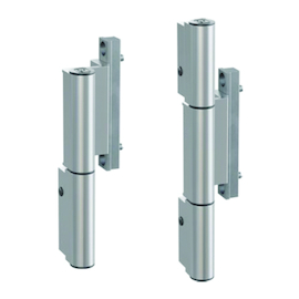 CHARNIERE KT-RKV HAHN 2-parties 90kg pr PVC Ø18mm - BRUTE - base 24mm - rainure 16-3,5mm Photo du produit