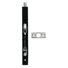 VERROU ENTAILL BASCULE 160x16x13mm - pn 8x14mm - noir mat Photo du produit