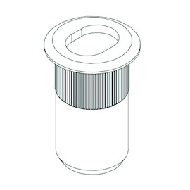 DOUILLE SOL 3738 inox intØ9mm - extØ15mm - collØ20mm - H28mm - ouvert Photo du produit