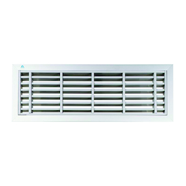 GRILLE COUPE FEU 466/1 RF60' L400xH200 - F1 - lame droite - 201,39m³/h 2Pa Photo du produit