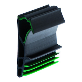 JOINT PORTE greenteQ 12TPE-V 12mm - noir Photo du produit