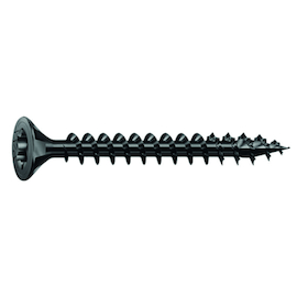 VIS AGGLO Qtec 3,5x35 - PZ2 - TF - filetage complét - noir phosph Photo du produit