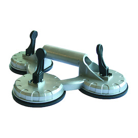 VENTOUSE TRIPLE BASE ALU Ø118mm - 120kg Photo du produit
