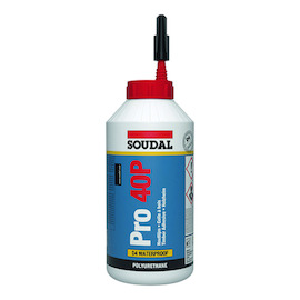 COLLE A BOIS BRUN PU D4 750gr - waterproof - moussant Photo du produit