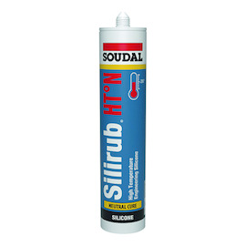 SILIRUB HT-N neutre coupe-feu 300ml - noir - max 250° Photo du produit