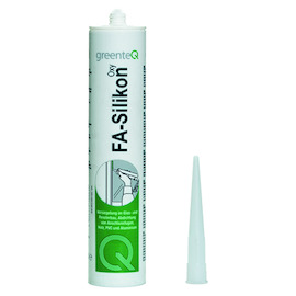 SILICONE greenteQ neutre 310ml - R9010 blanc Photo du produit