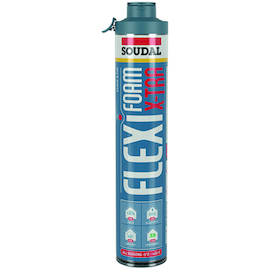 MOUSSE PU FLEXIFOAM X-TRA Click&Fix 750ml - bleu - 3x plus flexi que standard Photo du produit