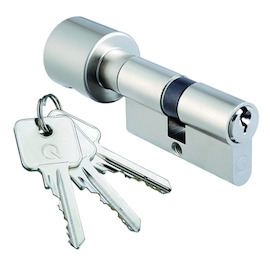 CYLINDRE A BOUTON greenteQ  55/B50 - CD - 3 cles Photo du produit