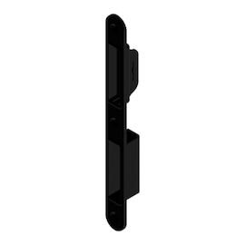 GÂCHE CENTRALE 116 pr SERR. MAGNETIQUE PZ/BB/WC - 20x200 - laqué noir Photo du produit