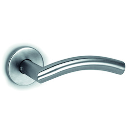 BEQUILLE+ROSACE TL3109 CLASSE 3 Ø19x135mm - ros. Ø53x6,5 - L-courbé 90° - inox Photo du produit