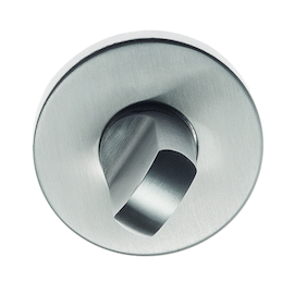 ENTREE ROND ROUGE/BLANC TL0155 CLASSE 3 WC - Ø53x6mm - bouton 47mm - inox - ep35-44mm Photo du produit