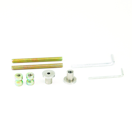 FIXATION A LA PIECE traversante INOX AISI316 ep17-77mm - pr alu/bois/pvc Photo du produit