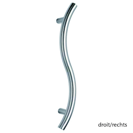 TIRANT INOX S-cintré G AN axentix nr 27 FR152 - Ø25 - axe 350/LT455 - FR DB2152IN Photo du produit