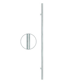 TIRANT INOX greenteQ TT-droite fraisé Ø32 - ax1200/LT1600 - fix incl 2x45mm Photo du produit
