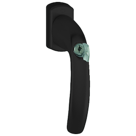 OLIVE NewYork SecuDuplex à clé 7x40 - 90° - M5x45 - noir mat Photo du produit