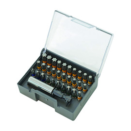 COFFRE D'EMBOUTS greenteQ 31 pcs Photo du produit